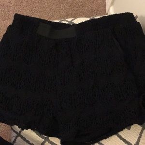 lace shorts
